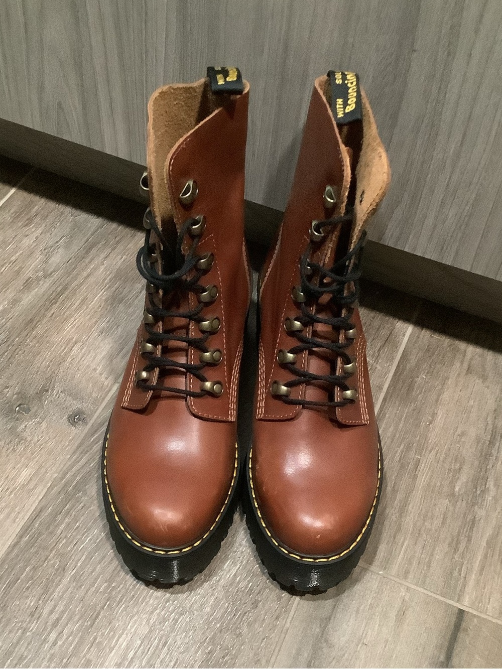 Dr. Martens Brown Combat Boots